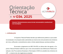Imagem da notícia ORIENTAÇÃO TÉCNICA Nº 34/2025